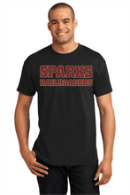 Load image into Gallery viewer, Sparks-Student-Black T-Shirt NOT ALLOWED TO BE USED FOR PE