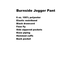 Burnside Jogger Pant - Black - NON-PE PANT