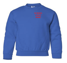 Load image into Gallery viewer, Nancy Gomes School Uniform Royal Crewneck