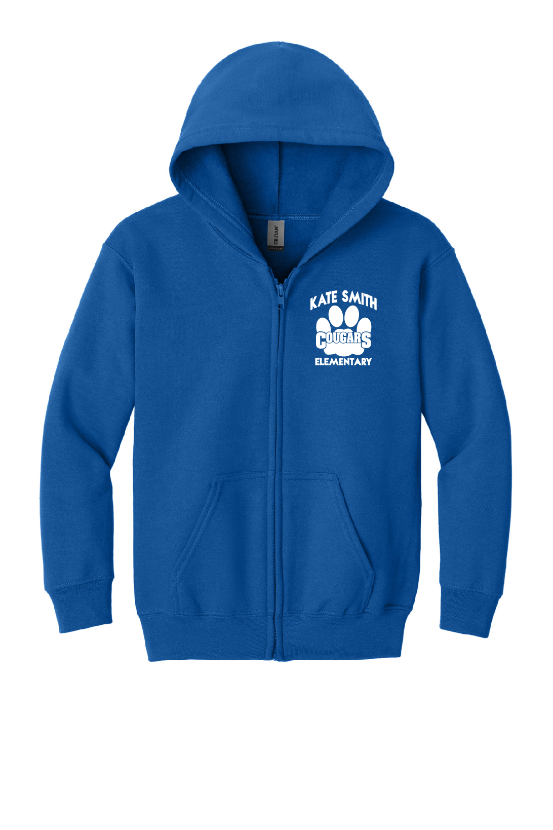 Kate Smith Royal Zipper Hood Sweatshirt