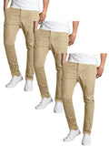 Men's Flat Front Uniform Stretch Pant