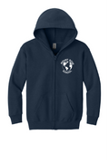 Mount Rose 6-8 Navy Zipper Hood Sweatshirt