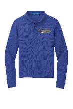 Load image into Gallery viewer, Long Sleeve Royal Youth Polo (Blank or Add Logo)