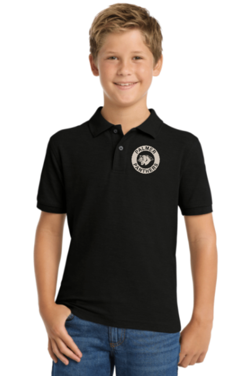Virginia Palmer Black Polo