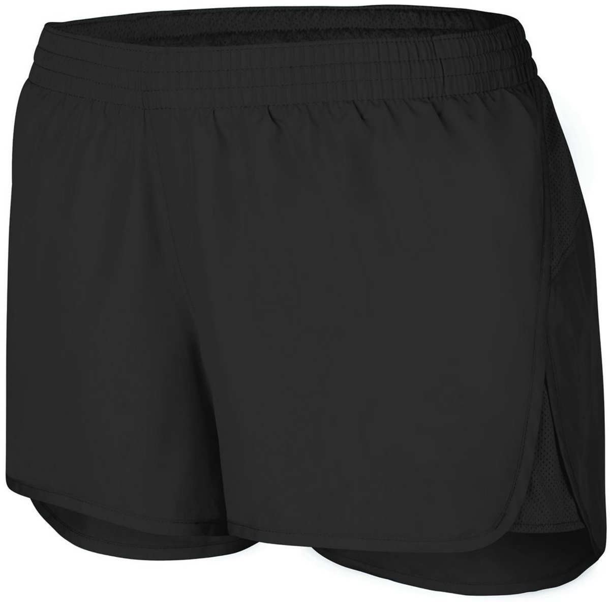 Girls/Youth Fit Plain Black Short - 3.5 inch inseam