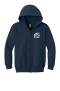 Sun Valley Navy Zipper Sweatshirt