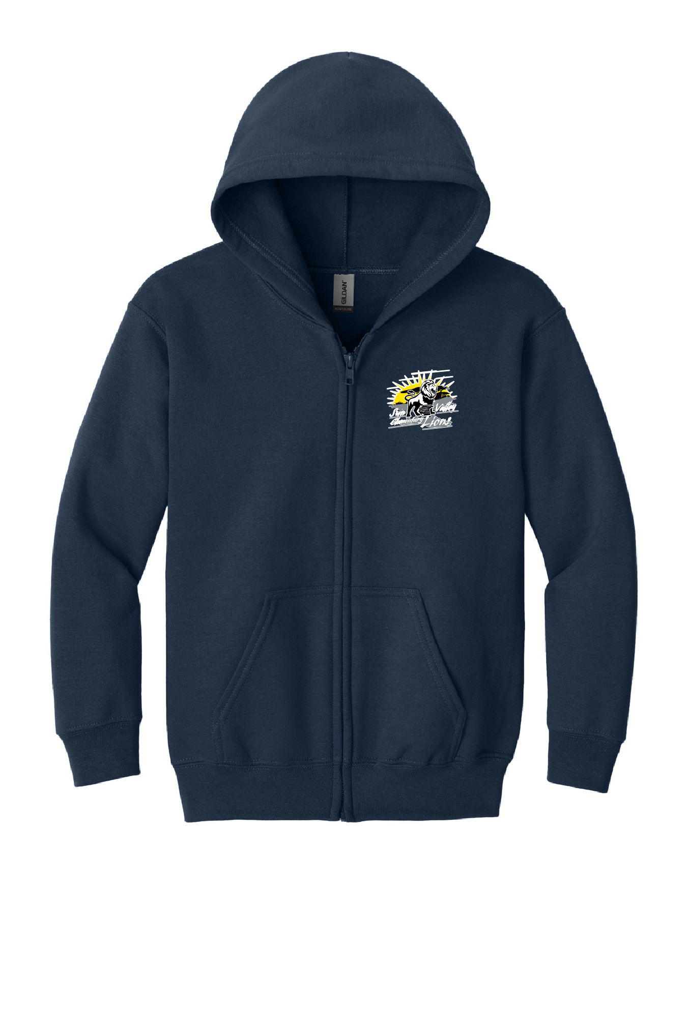 Sun Valley Navy Zipper Sweatshirt
