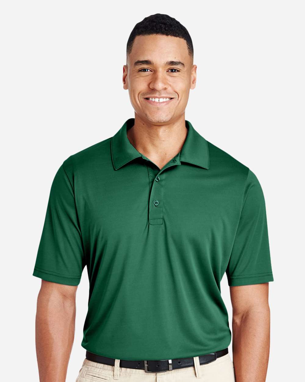Polyester Green Polo (Blank)
