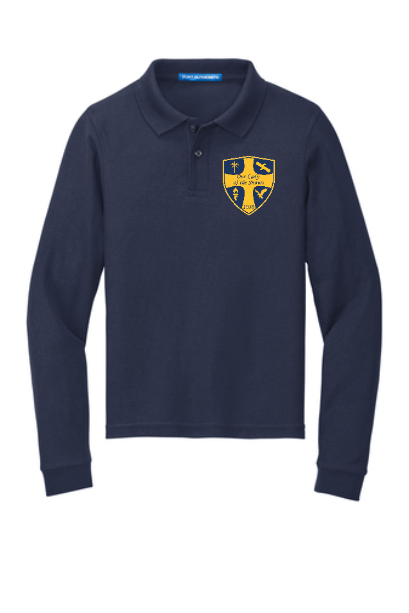 OLS Navy Long Sleeve Polo