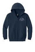 Alice Smith Navy Zipper Sweatshirt