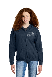 Alice Smith Navy Zipper Sweatshirt