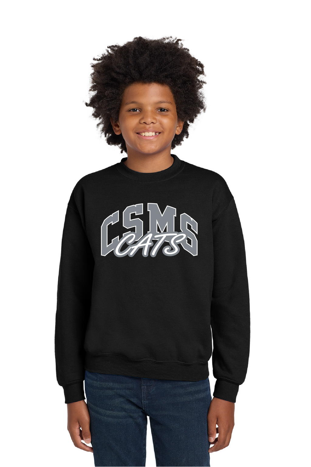 Cold Springs Full Front Black Crew
