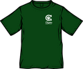 CLAYTON LOGO DARK GREEN TSHIRT