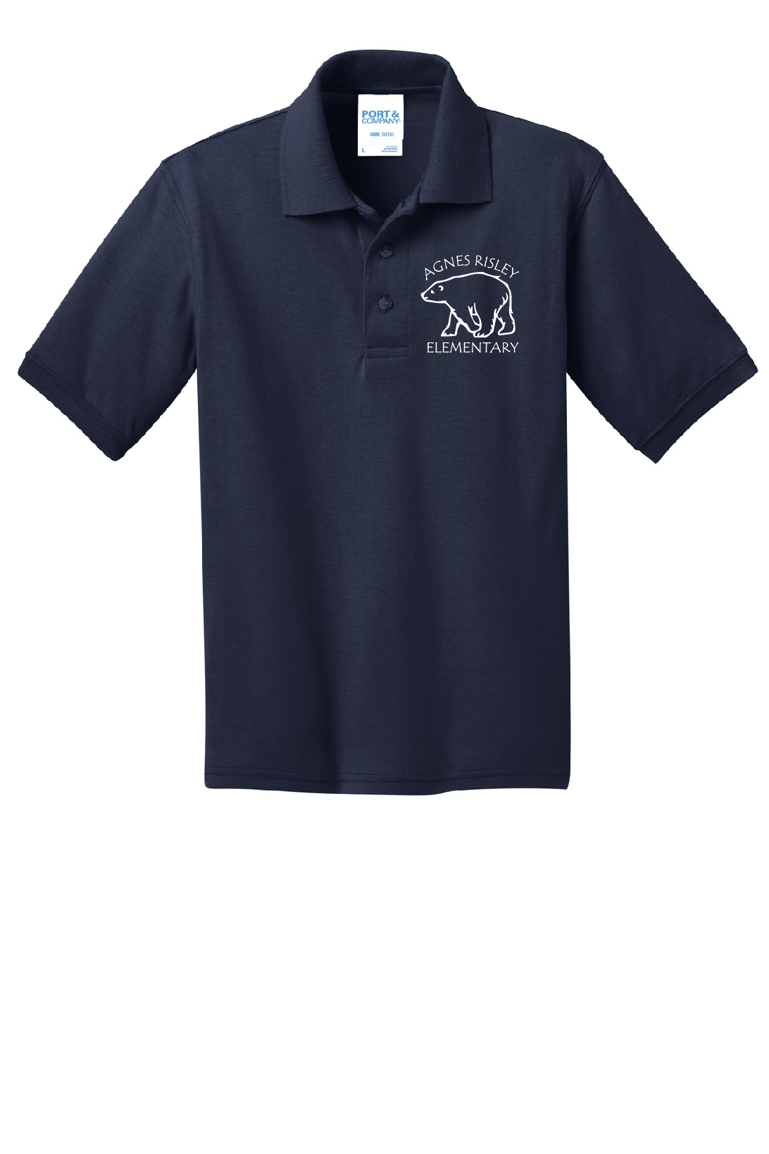 Agnes Risley Navy Polo