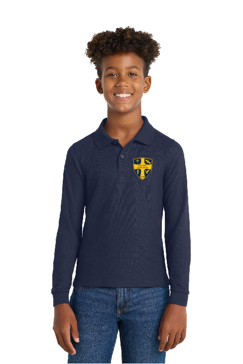 OLS Navy Long Sleeve Polo