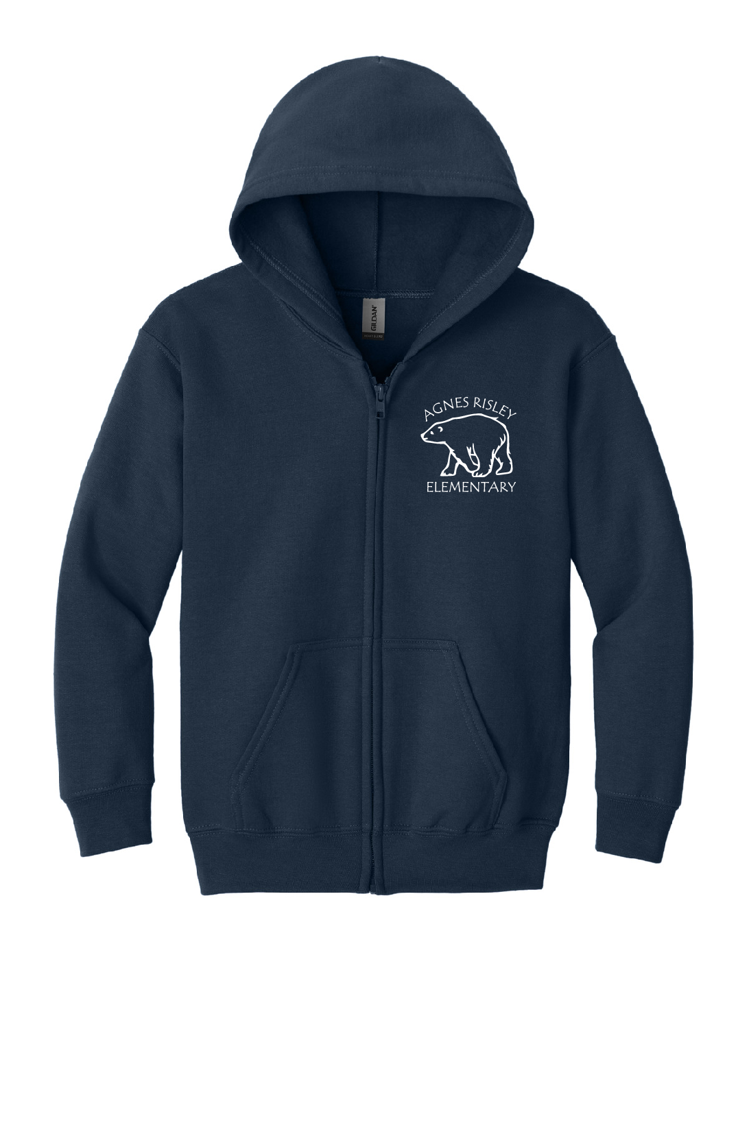 Risley Navy Zipper Sweatshirt