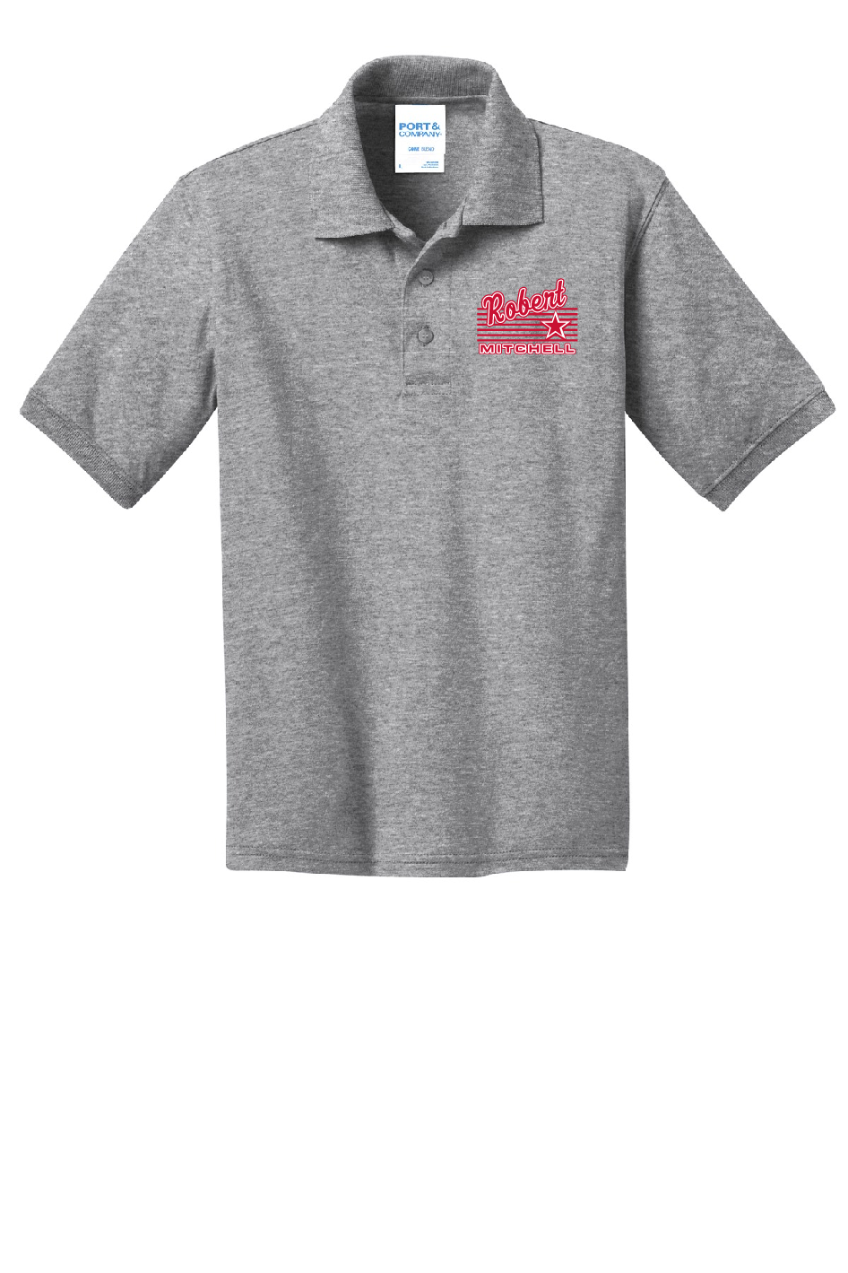 Robert Mitchell Grey Polo