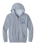 Agnes Risley Grey Zipper Sweatshirt