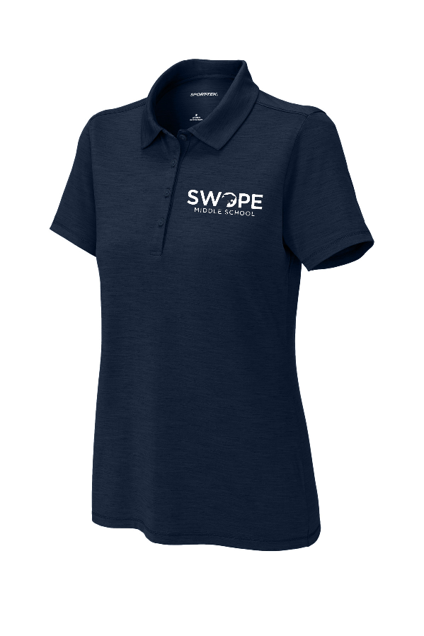 Swope Navy Polyester Polo Female Fit - IN STOCK 8/25 - 8/30