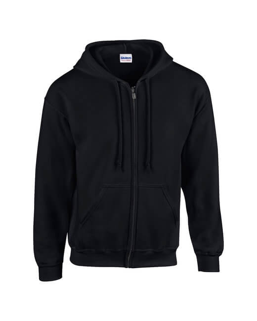 NO LOGO Zipper Hood Sweatshirt