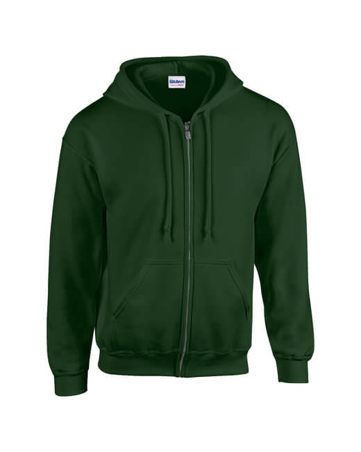 NO LOGO Zipper Hood Sweatshirt