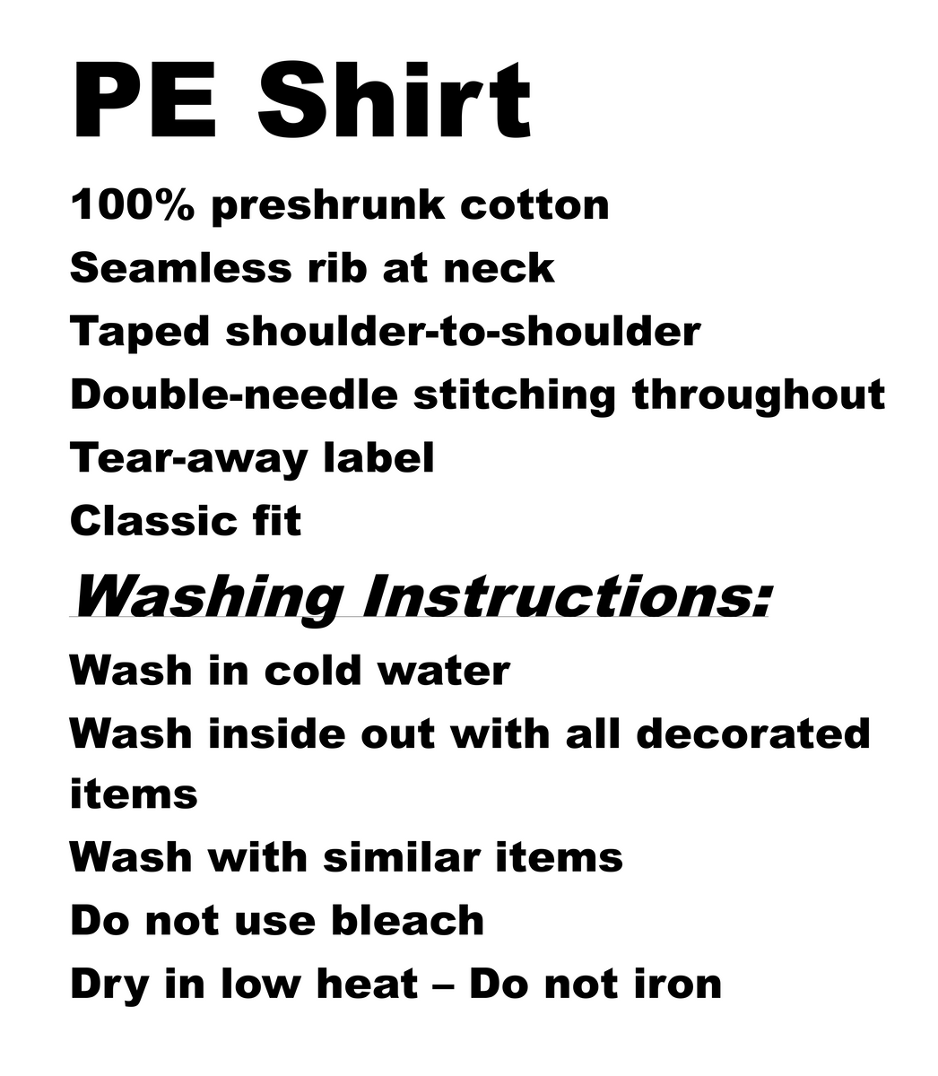 Swope PE Shirt – Kate's Logos Uniforms