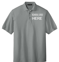 Load image into Gallery viewer, Mendive Cool Grey Male and Youth School Polo