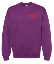 Load image into Gallery viewer, Mendive Middle School Uniform Purple Crewneck Sweatshirt