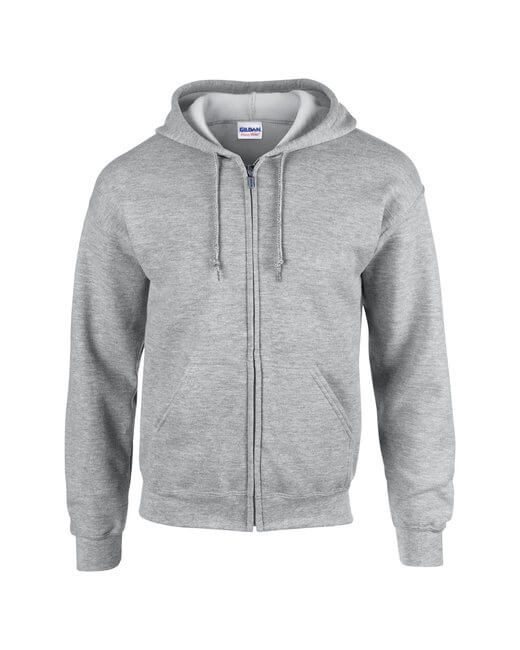 NO LOGO Zipper Hood Sweatshirt