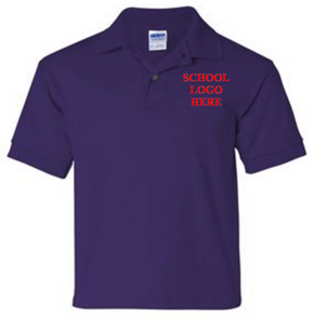 Virginia Palmer Purple Polo School Uniform