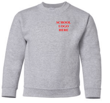 Load image into Gallery viewer, Mendive Middle School Sport Grey Crewneck Sweatshirts