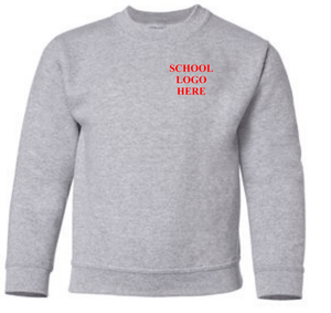 Mendive Middle School Sport Grey Crewneck Sweatshirts