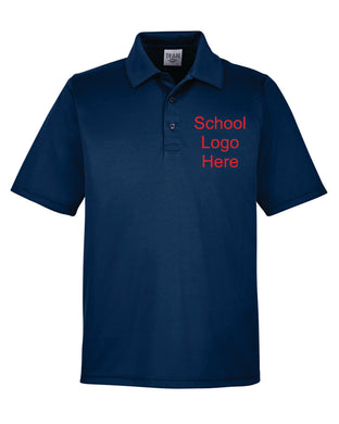 Swope Navy Polyester Polo
