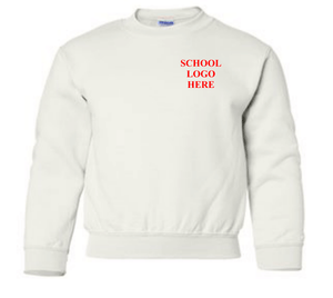 O'Brien STEM Academy White crewneck sweatshirt